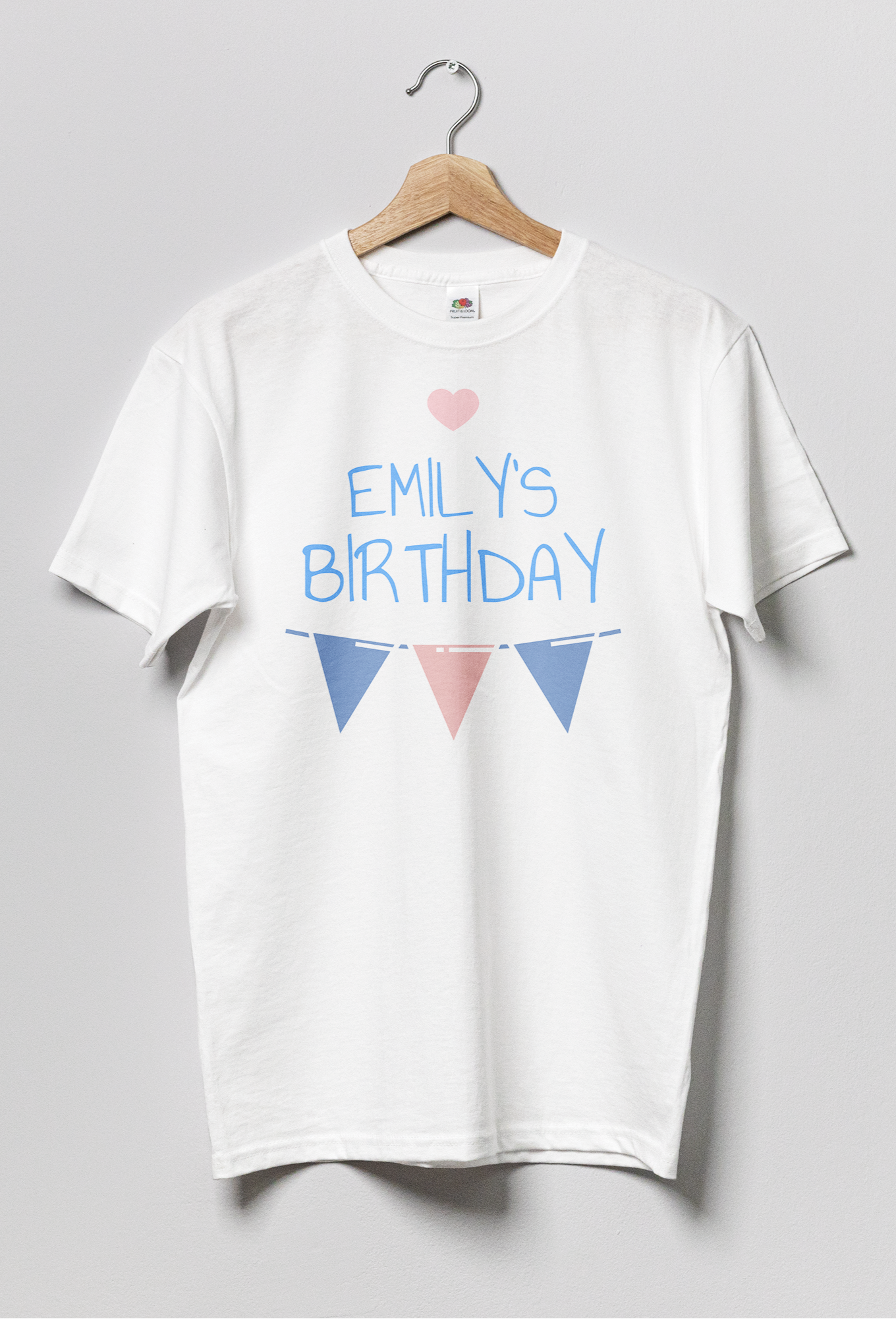 Personalised Birthday Bunting T-Shirt