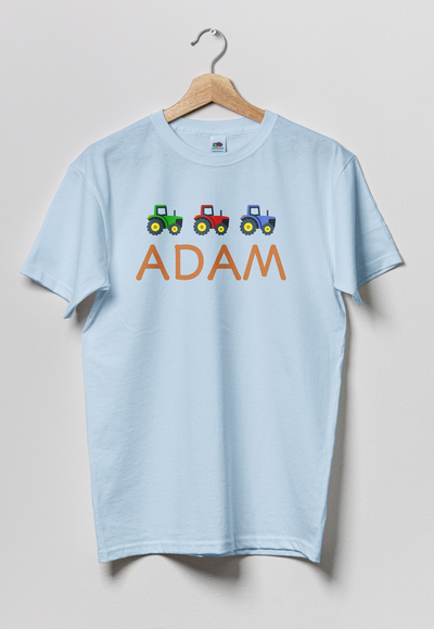 Personalised Tractor Kids T-Shirt