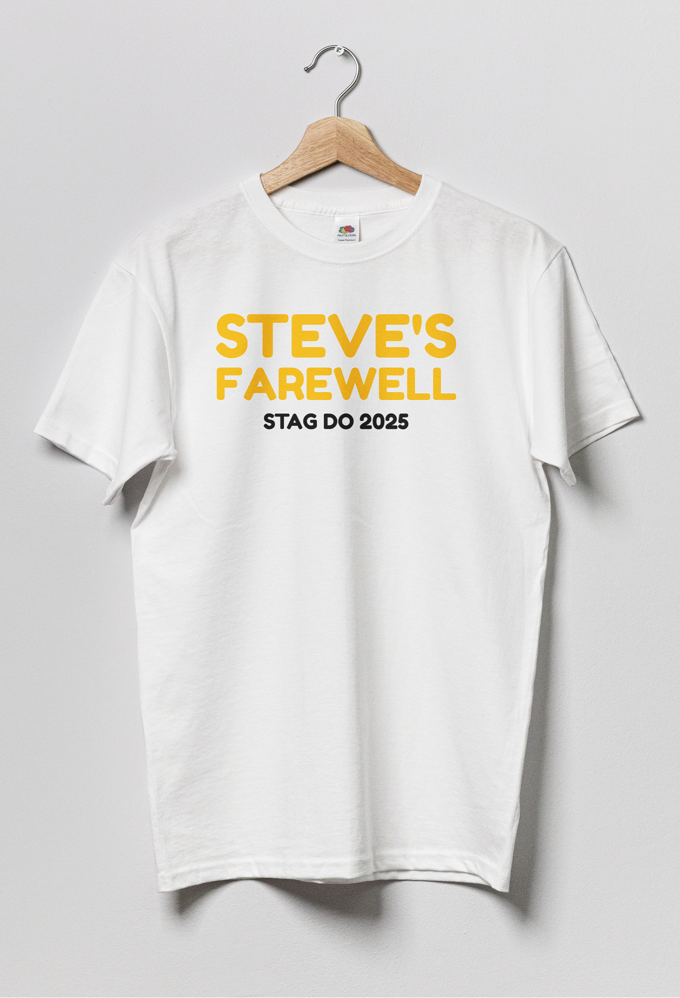 Personalised Stag Do T-Shirt – Name & Year
